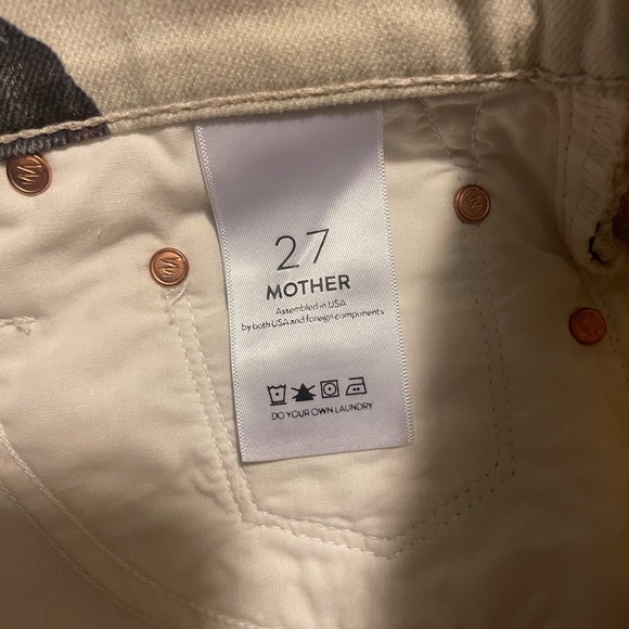 RARE Mother The Tomcat Fray Denim Skirt “Revenge on Superstition” Mountain Sz 27 - Picture 6 of 12
